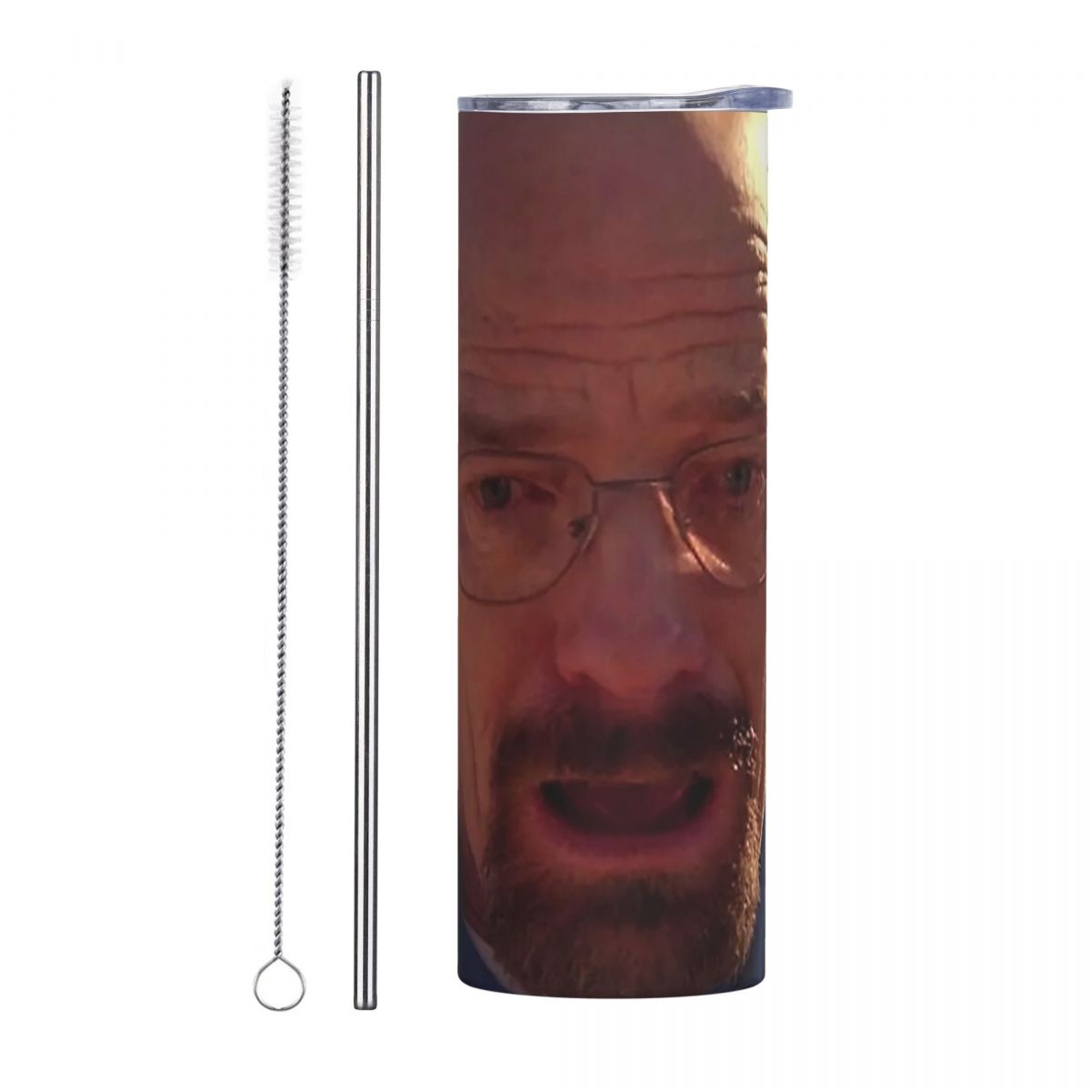 Tumbler 20Oz White - Vaso térmico de acero inoxidable con