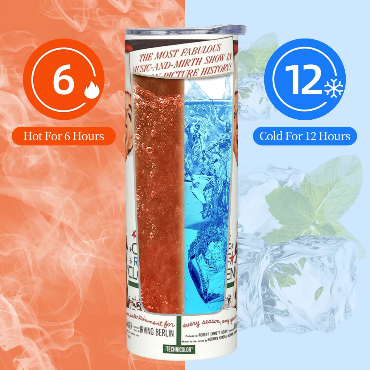 White Christmas - Bing Crosby, - Tumbler 20Oz White reseña y precio