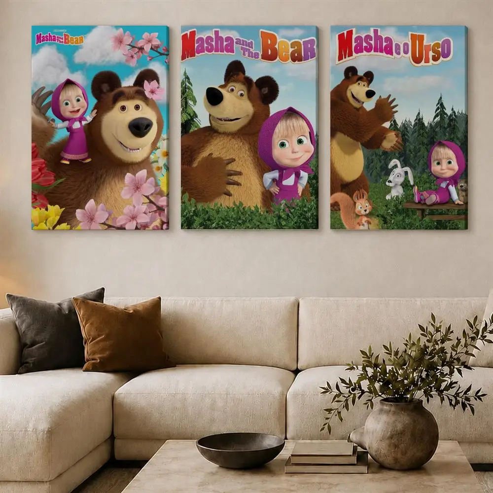 Póster de Masha y el Oso, dise - Canvas Wrap Ready reseña y precio