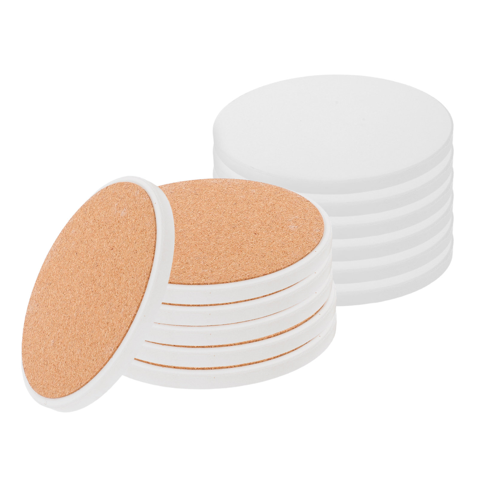 12 posavasos de cerámica en bl - Coaster Sublimation Blank reseña y precio