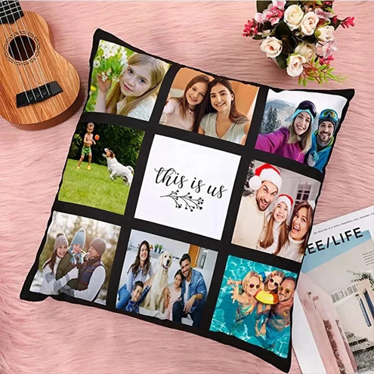 【ABFS】6 fundas de cojín de pol - Pillow Cover Sublimation reseña y precio