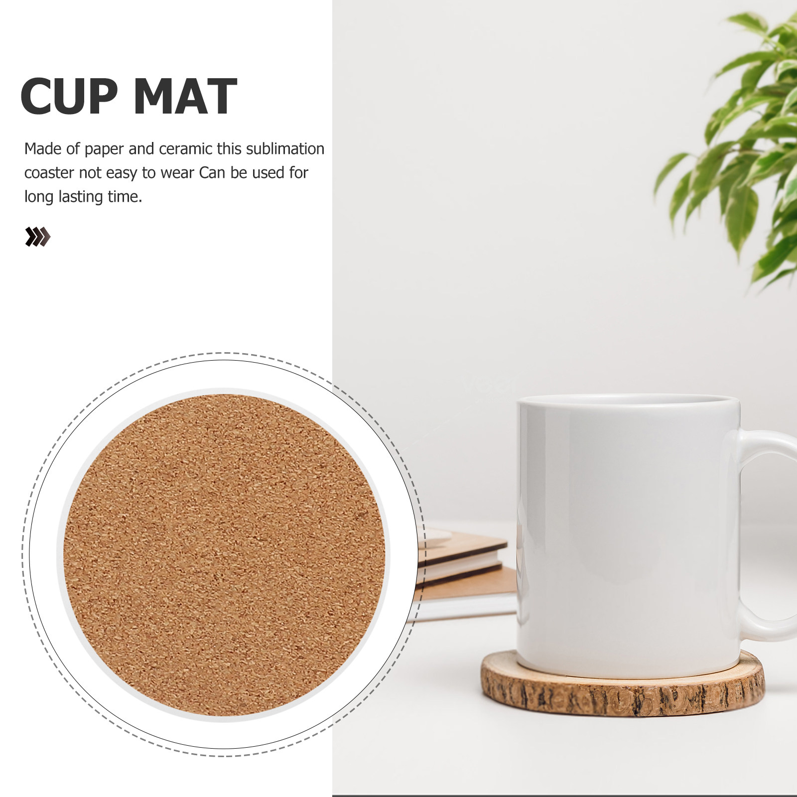 10 posavasos de cerámica para  - Coaster Sublimation Blank reseña y precio