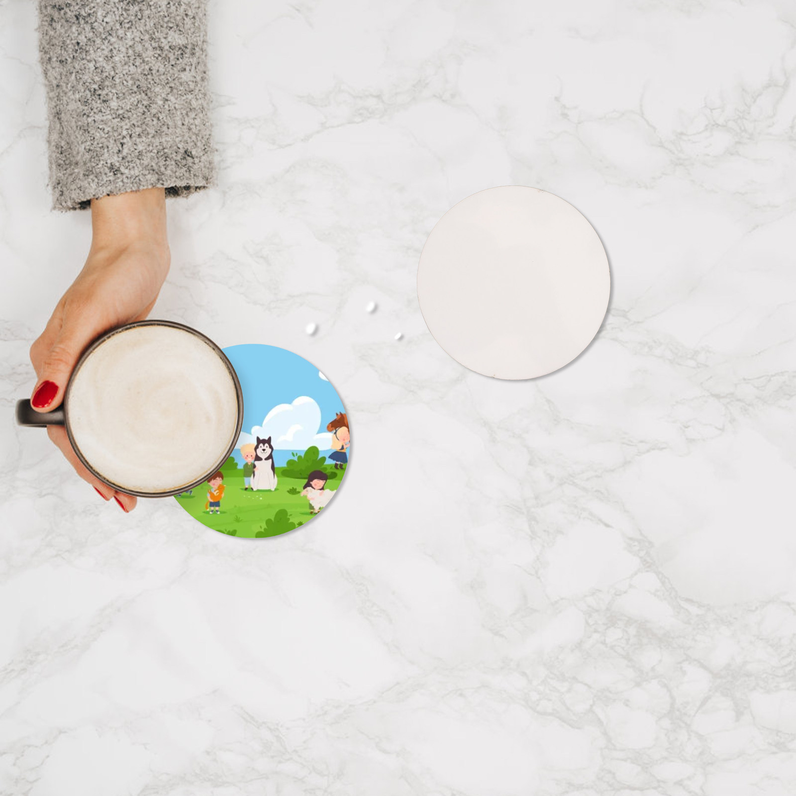 Posavasos de madera para subli - Coaster Sublimation Blank reseña y precio